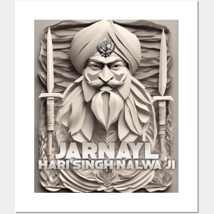 Hari Singh Nalwa ji Posters and Art